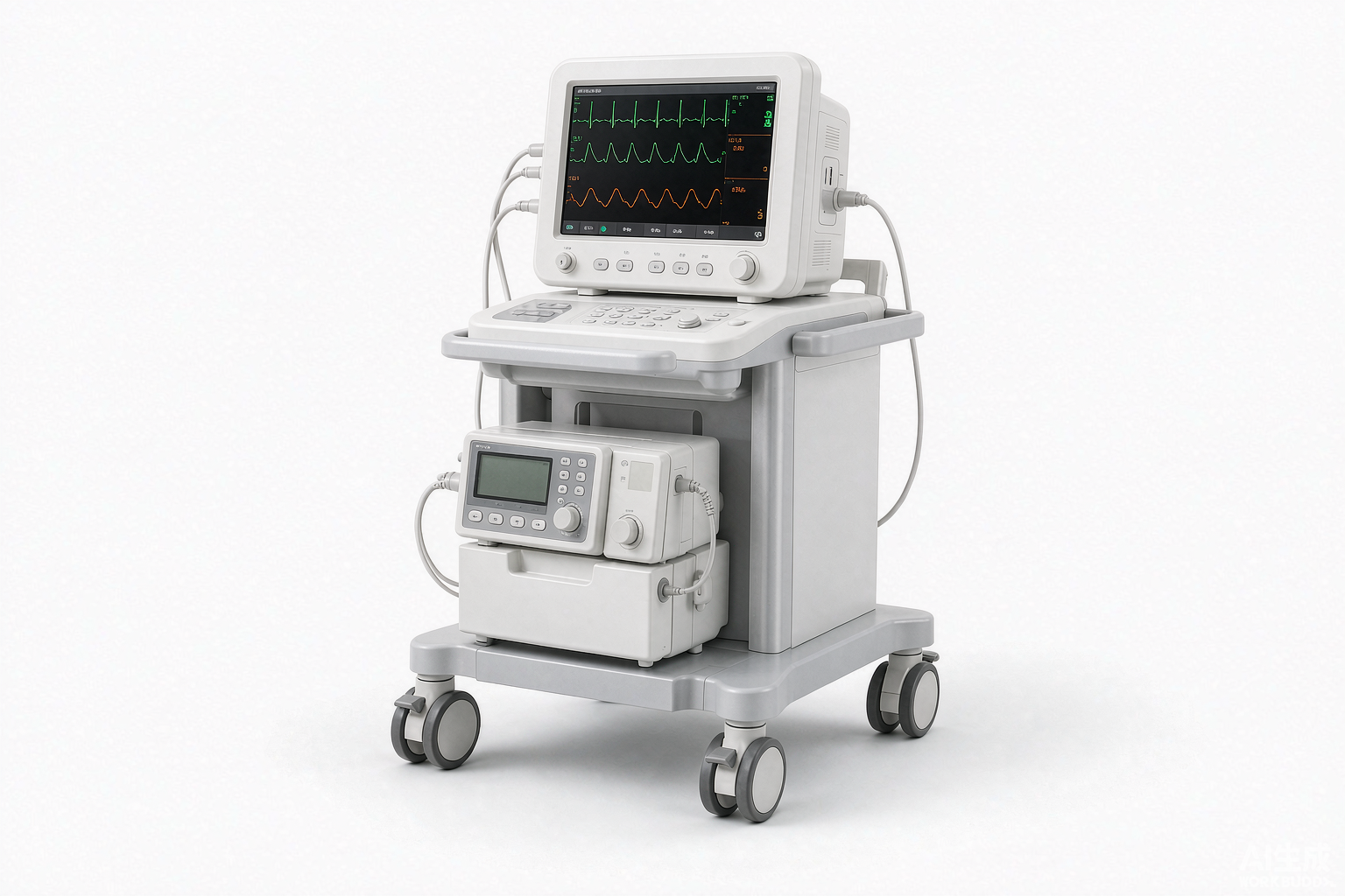 Veterinary patient monitor and fluid pump